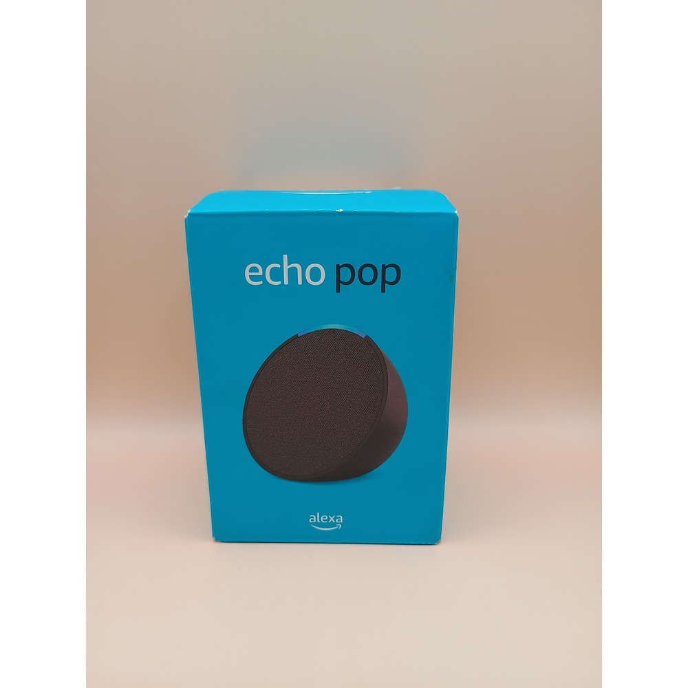 Amazon Echo Pop Smart‎ Speaker with Alexa Charcoal Black C2H4R9 New Sealed